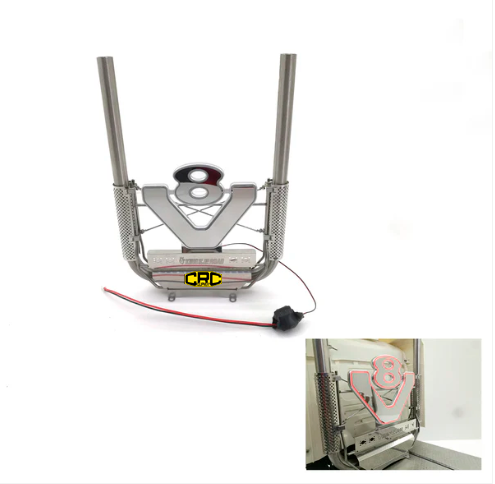 tubo-escape-luz-v8-crcequipment